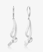 Linear Twist Drop earrings
