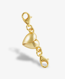 Double Lobster Heart Magnetic Jewelry Clasp