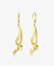 Linear Twist Drop earrings