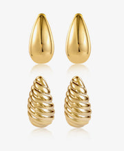 Waterdrop Stud Earrings Set