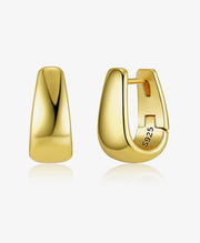 Minimalist Small Bold Hoop Earrings