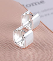 Stylish Small Wide Hoop Earrings