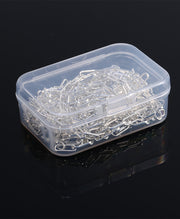 Silver Paperclip Chain Roll for Handmade Jewelry