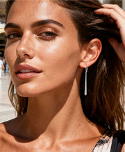 Linear Drop Earrings