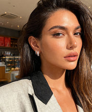 Small Gold Hoop Earrings Set