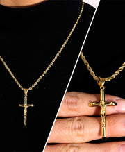 Stainless Steel Cross Pendant Necklace