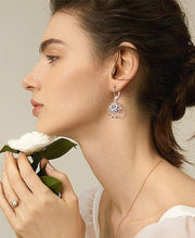 Disc Leverback Earrings