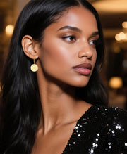 Disc Dangle Earrings