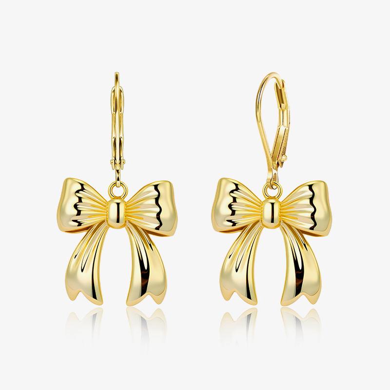 Bow Drop Earrings