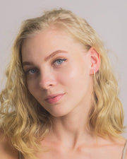 14K Gold Plated Multi Pierced Earrings Set