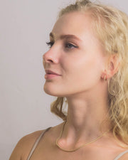 14K gold plated women's chain necklace