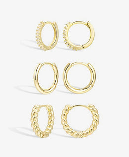 Classic Small Huggie Hoop Set