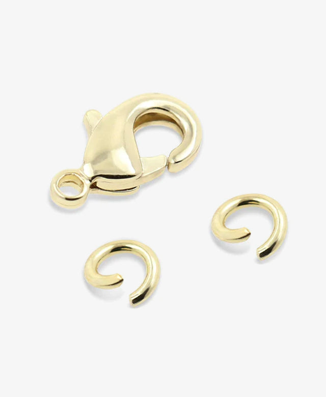 14K Gold Lobster Claw Clasp & Open Jump Ring