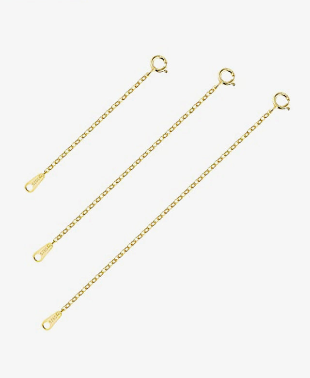 14K Gold Extenders 2 3 4 Inches