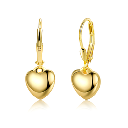 Heart Drop Earrings