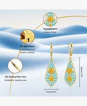 Daisy Teardrop Earrings