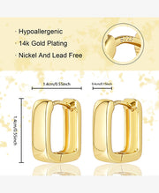 Square Hoop Earrings