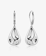 gold-hammered-waterdrop-earrings-waterproof-sliver