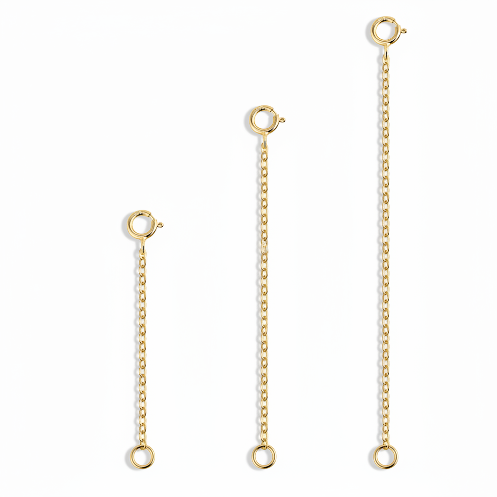 Necklace Extender Chain Set - 2, 3 & 4 Inch