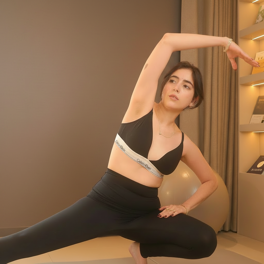 Yoga Pose Even Lighting