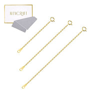14K Gold Jewelry Extenders 2 3 4 Inches