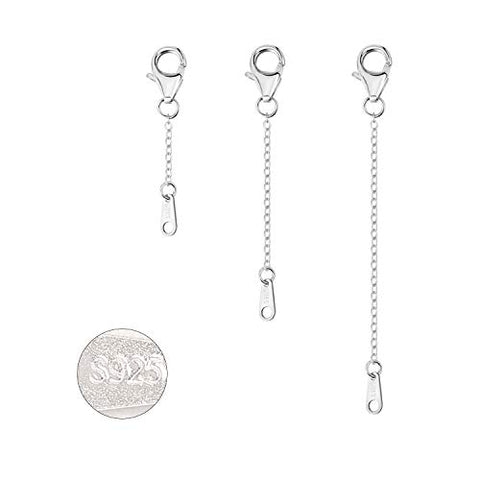 Set of 3 Sterling Silver Extenders (1",2",3") - Alexcraft®