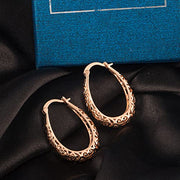 Vintage Filigree Hoop Earrings