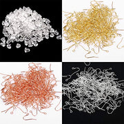 200PCS Earring Hooks Fish Hook Ear Wires - Alexcraft®